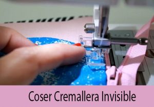 como coser cremallera invisible